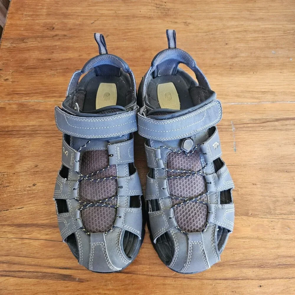 TEVA Forebay Fisherman Men's Sport Hiking Sandals Shoc Pad Walking Shoe Size 9
